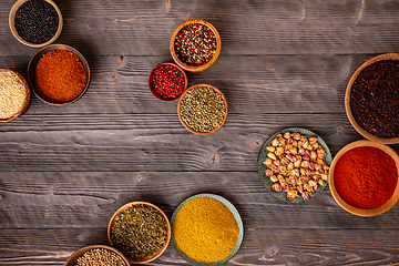 Image showing Different kind of spices
