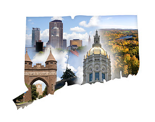 Image showing Connecticut Collage