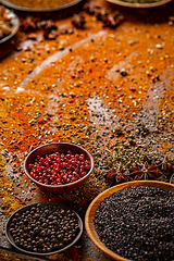 Image showing Different kinds of spices