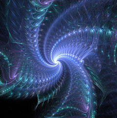 Image showing Blue Spiral