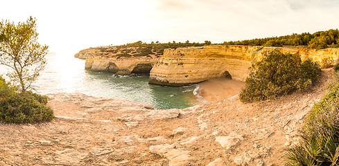 Image showing Benagil Beach in Algarve