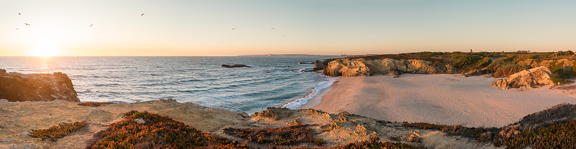 Image showing Landscape of Porto Covo beach