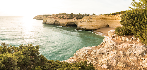 Image showing Benagil Beach in Algarve