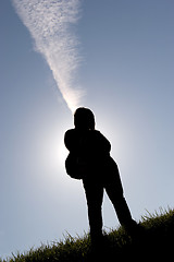 Image showing Student Silhouette