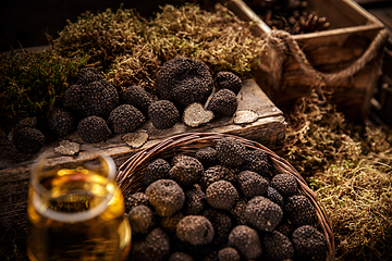 Image showing Black truffle still life