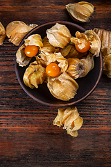 Image showing Yellow cape gooseberries