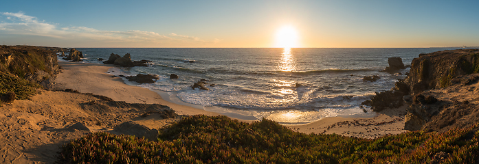 Image showing Landscape of Porto Covo beach