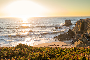 Image showing Landscape of Porto Covo beach