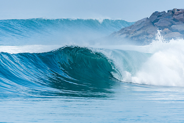 Image showing Atlantic waves in Portugal