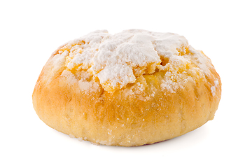 Image showing Traditional Portuguese coconut pastry called Pao de Deus