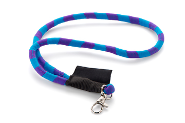 Image showing Elastic textile lanyard