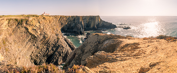 Image showing Cliff at Sardao cape