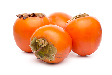 Image showing Persimmon fruits on white 