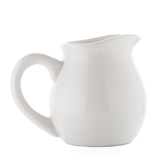 Image showing White ceramic pitcher