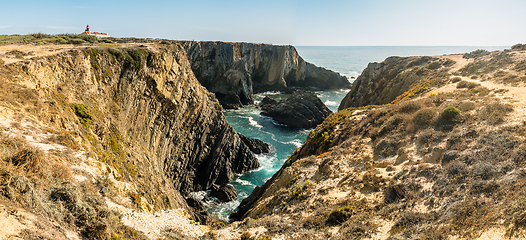 Image showing Cliff at Sardao cape