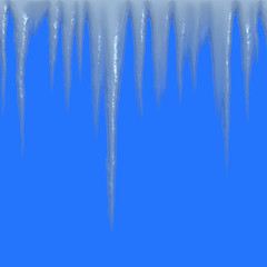 Image showing Seamless Icicles