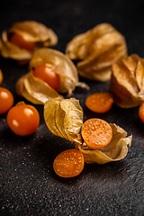 Image showing Physalis fruit with husk