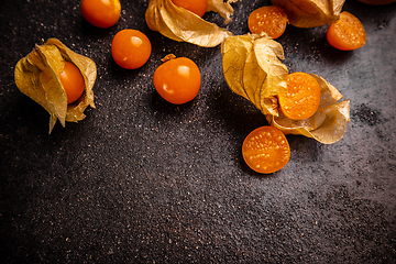 Image showing Fresh Cape Gooseberry