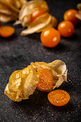 Image showing Healthy fresh cape gooseberry