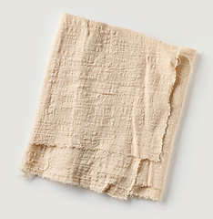 Image showing folded cotton napkin