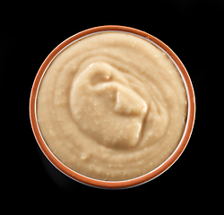 Image showing bowl of hummus