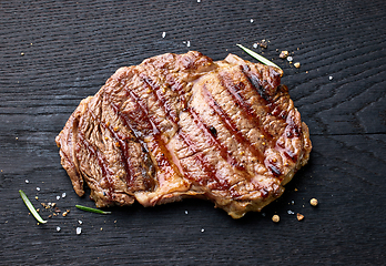 Image showing freshly grilled beef entrecote steak