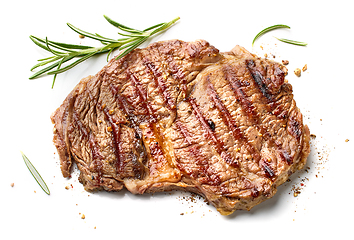 Image showing freshly grilled beef entrecote steak