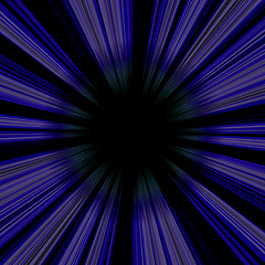 Image showing Blue Abstract Vortex