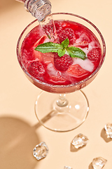 Image showing trendy summer cocktail