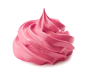 Image showing pink whipped cream