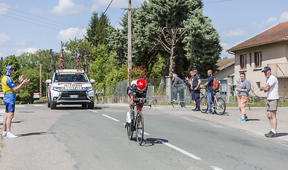 Image showing The Cyclist Louis Meintjes - Criterium du Dauphine 2017