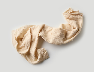 Image showing crumpled cotton napkin