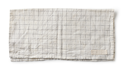 Image showing folded cotton napkin