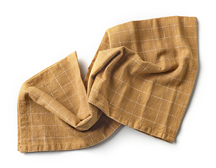 Image showing crumpled cotton napkin