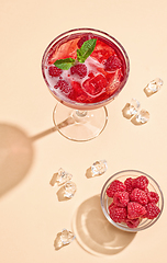 Image showing trendy summer cocktail