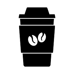 Image showing Outdoor Paper Cofee Cup Icon