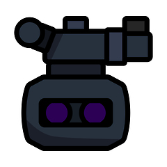 Image showing 3d Movie Camera Icon