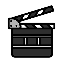 Image showing Movie Clap Board Icon