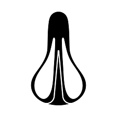 Image showing Bike Seat Icon Top View