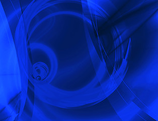 Image showing Blue Abstract Layout