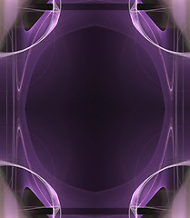 Image showing Funky Purple Border