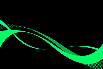 Image showing Flowing Swoosh Curves