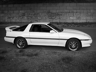 Image showing White Sports Car