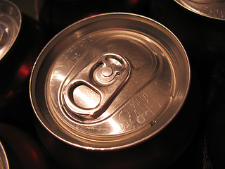 Image showing beverage can top