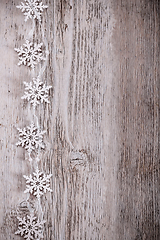 Image showing Artificial snowflakes