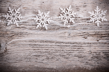 Image showing Christmas snowflakes