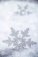 Image showing Snowflake decoration