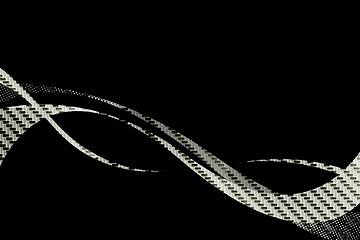 Image showing Flowing Swoosh Curves