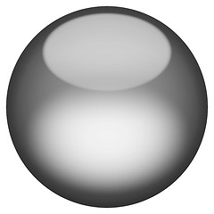 Image showing Glassy 3D Button