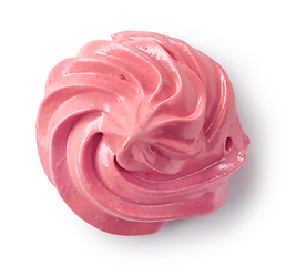 Image showing pink whipped cream swirl